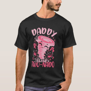 Camiseta Dia dos pais, 2º Aniversário Papai do Two-nado T