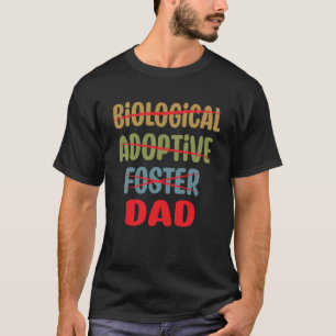 Camiseta Dia dos Pais Biológicos Adotivos e Tutores Paterno
