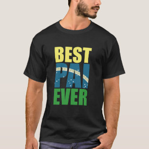 Camiseta Dia dos Pais Brasil Melhor Pai