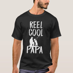 Camiseta Dia dos Pais Carretel de Pesca Legal Papai Pai