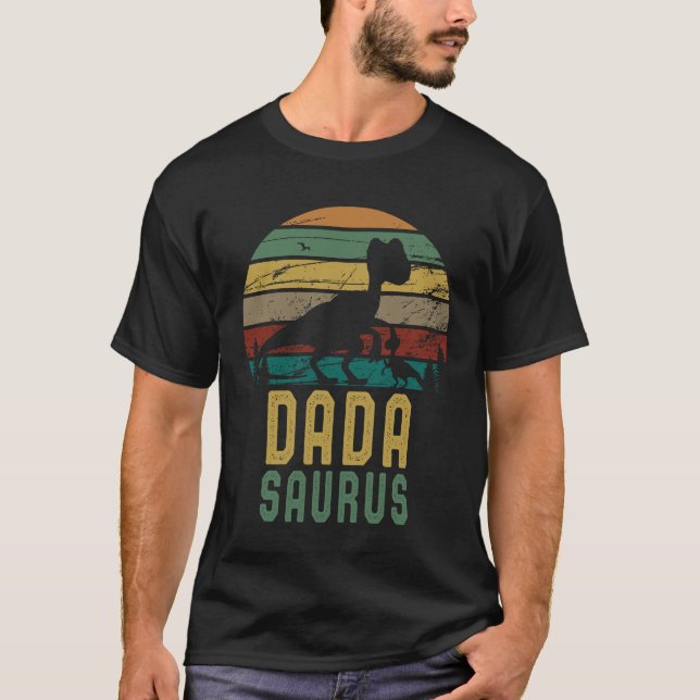 Camiseta Dia dos pais de Dada Saurus Rex do t-shirt de (Frente)