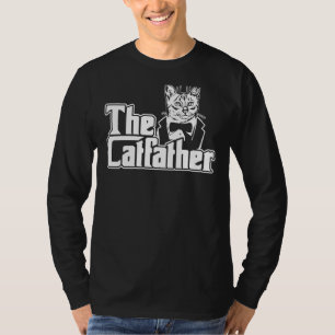 Camiseta Dia dos Pais do Gato Pai de Catdad Kitten