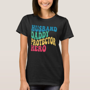 Camiseta Dia dos Pais do Herói do Pai do Marido