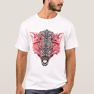 Camiseta Dia dos pais do presente dos animais étnicos do