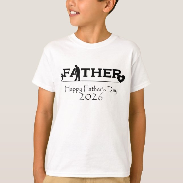 Camiseta Dia dos Pais em 2026 (Frente)