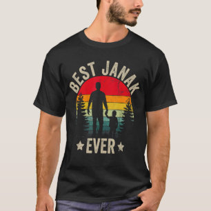 Camiseta Dia dos Pais em Sânscrito para Homens Melhor Janak