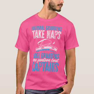 Camiseta Dia dos Pais Engraçado Avôs Legais São Barco Pontã
