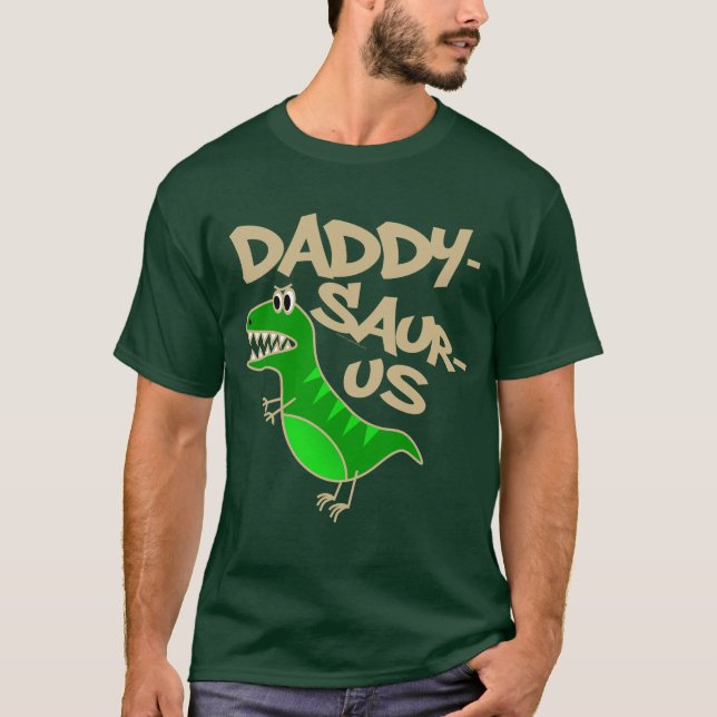 Camiseta Dia dos pais engraçado do pai de T-Rex do (Frente)