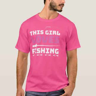 Camiseta Dia dos Pais Este Vara de Pesca que a Menina Ama