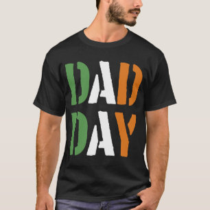 Camiseta Dia dos pais feliz irlandês do DIA do PAI!