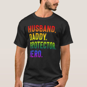 Camiseta Dia dos Pais Gay Orgulho LGBT Marido Papai