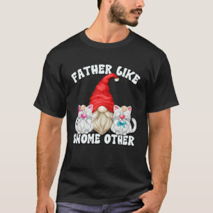 Camiseta Dia dos Pais Gnome Avô Gráfico Para Homens E Gato
