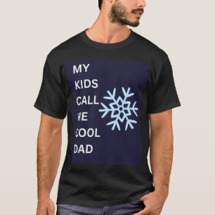 Camiseta Dia dos Pais Gráficos do Floco de Neve do Pai lega