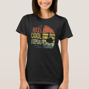 Camiseta Dia dos Pais Homem Muito Legal Padrasto Pescador P