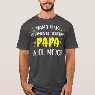 Camiseta Dia Dos Pais Mamae Eu Estamos De Acordo Papai E