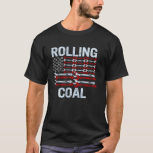 Camiseta Dia dos Pais Mecânico de Carro a Diesel Pai Rollin