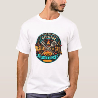 Camiseta Dia dos Pais Mestre da Churrasqueira