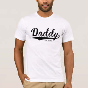 Camiseta Dia dos pais - "pai Est. Adicione o ano "