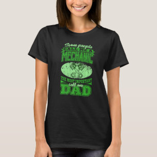 Camiseta Dia dos Pais Pai Mecânico de Carros Mecânico de Ca