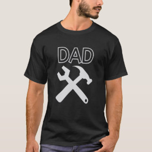 Camiseta Dia dos Pais Papai Mecânico Chave e Martelo