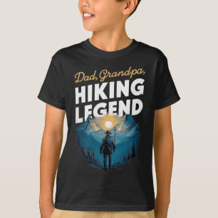 Camiseta Dia dos Pais Papai Vô Lenda da Caminhada Novo Cami