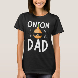 Camiseta Dia dos Pais Vegetais Cebola Jardineiro