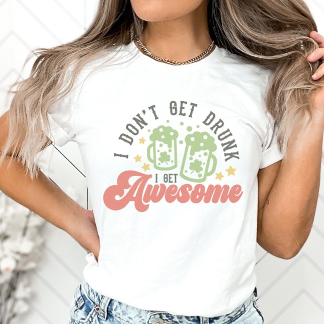 Camiseta Dia dos Patricks, Bebendo Engraçado (Criador carregado)