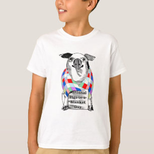 Camiseta Dia dos Porcos-em-Cobertura