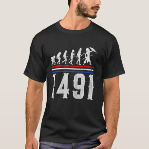 Camiseta Dia dos Povos Indígenas Nativos Americanos de 1491