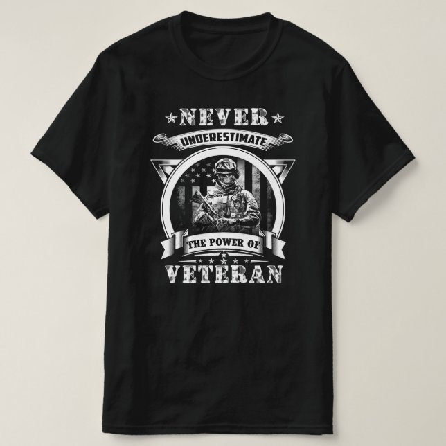 Camiseta dia dos veteranos (Frente do Design)
