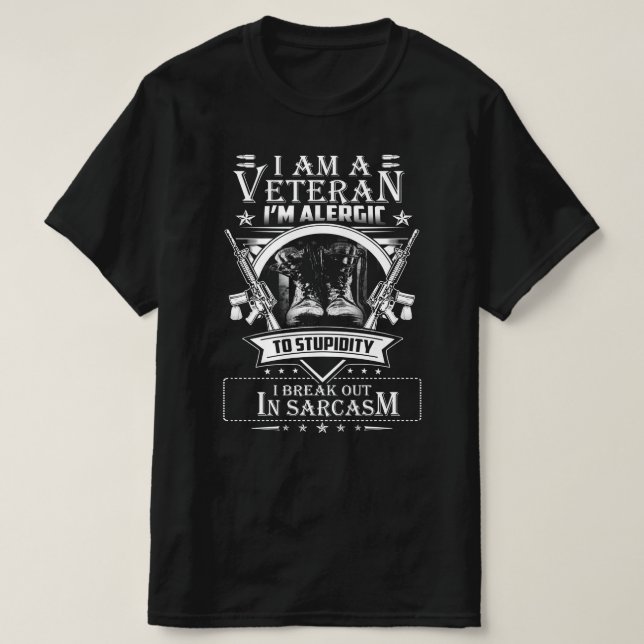 Camiseta dia dos veteranos (Frente do Design)