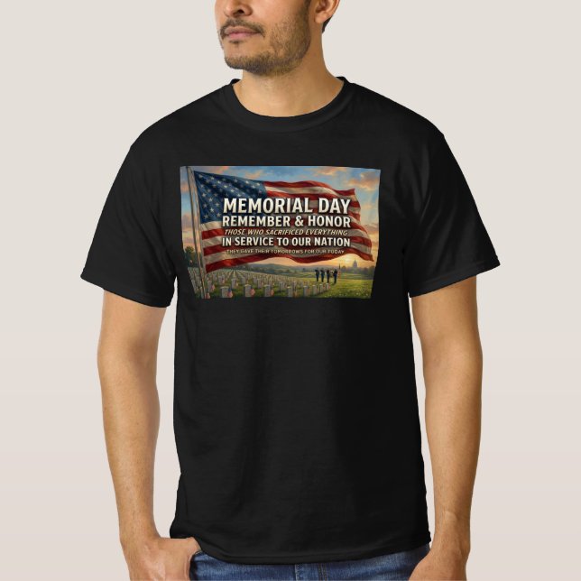 Camiseta Dia dos Veteranos (Frente)