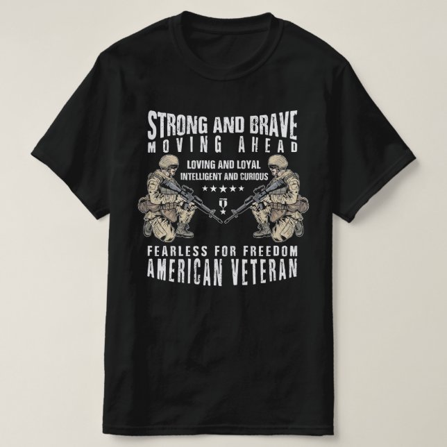 Camiseta dia dos veteranos (Frente do Design)
