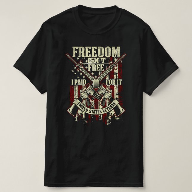 Camiseta dia dos veteranos (Frente do Design)
