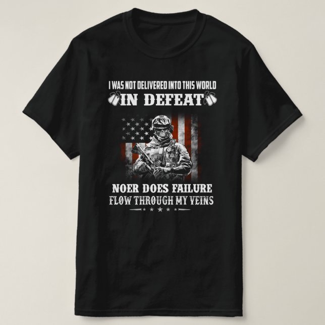Camiseta dia dos veteranos (Frente do Design)