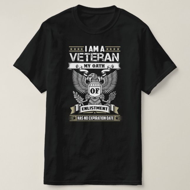 Camiseta dia dos veteranos (Frente do Design)