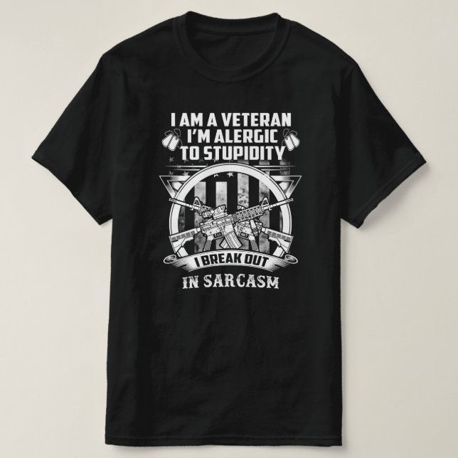 Camiseta dia dos veteranos (Frente do Design)