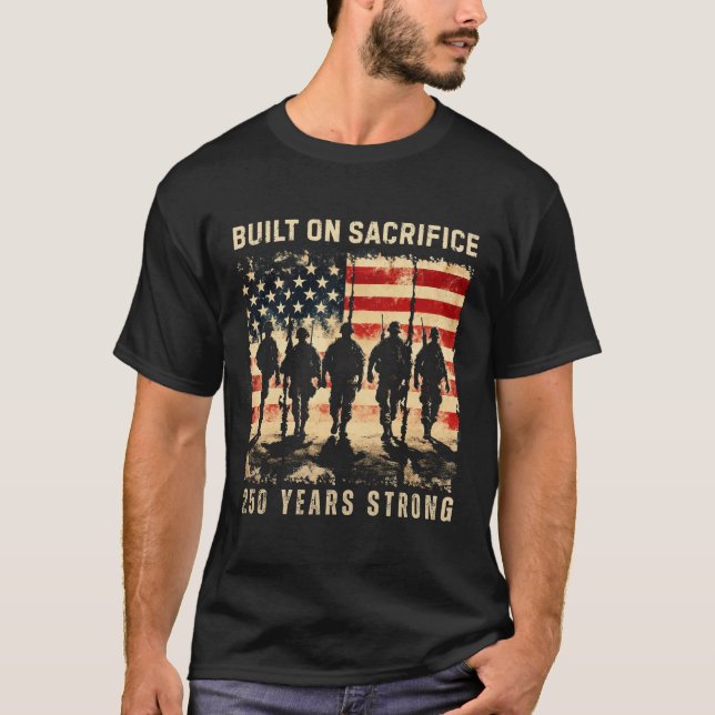 Camiseta Dia dos Veteranos 4 de Julho (Frente)