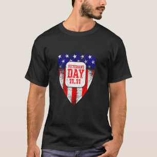 Camiseta Dia dos Veteranos EUA Apoio Econômico às Tropas do