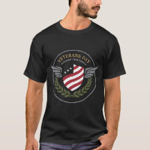 Dia dos Veteranos Honrando o Serviço Escudo Asas