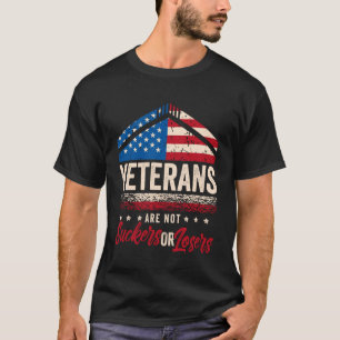 Camiseta Dia dos Veteranos Não É Trouxa ou Perdedor Patriót