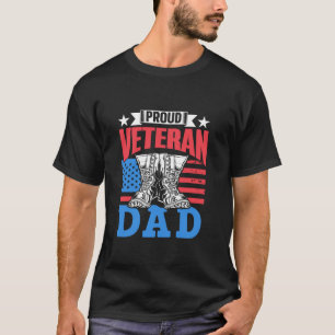 Camiseta Dia dos Veteranos Pais Militares de Veteranos Orgâ