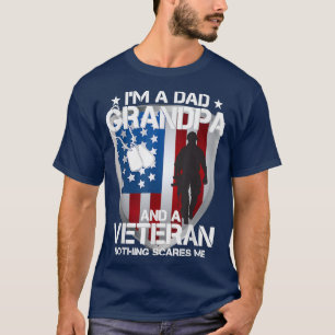 Camiseta Dia Dos Veteranos Para O Vovô Pai E Um Veterano