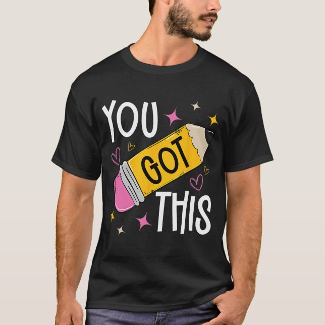 Camiseta Dia Em Que Você Teve Um Teste Engraçado De Profess (Frente)