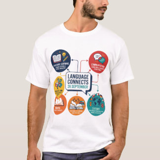 Camiseta Dia Europeu das Línguas 26 de setembro