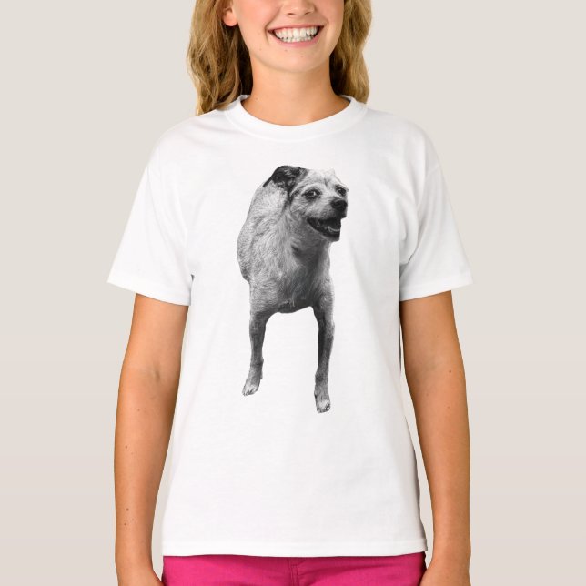 Camiseta Dia Fácil, Cão Feliz (Frente)