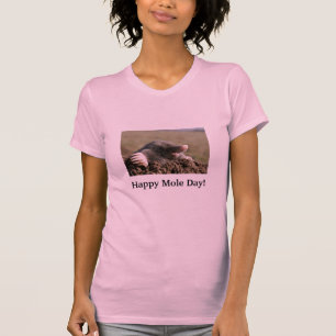 Camiseta Dia feliz da toupeira!