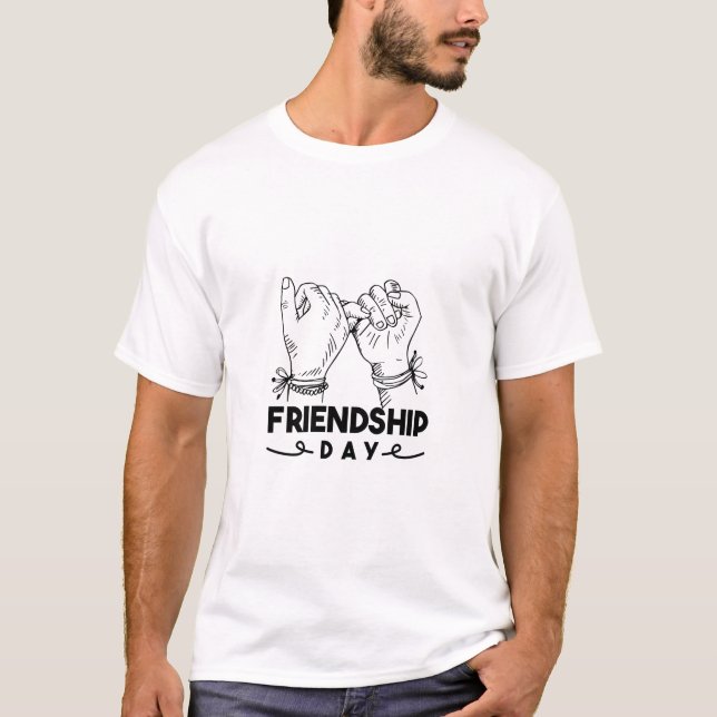 Camiseta dia feliz de amizade (Frente)