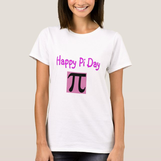 Camiseta Dia feliz do Pi (Frente)