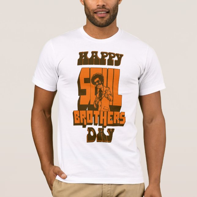Camiseta Dia feliz dos irmãos da alma (Frente)